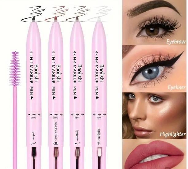 Delineador 4 en 1 – Maquillaje Práctico y Completo ✨